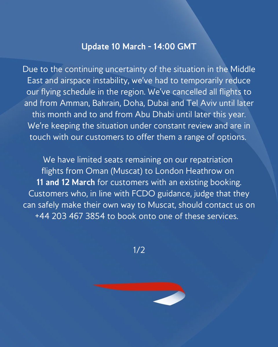 British Airways tweet media