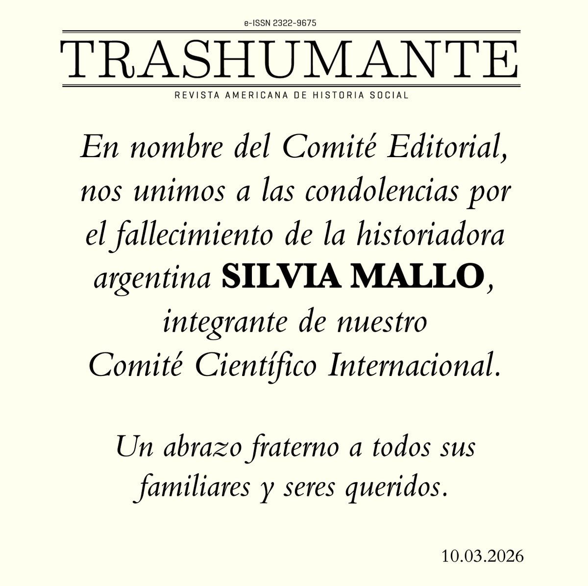 TRASHUMANTE tweet media