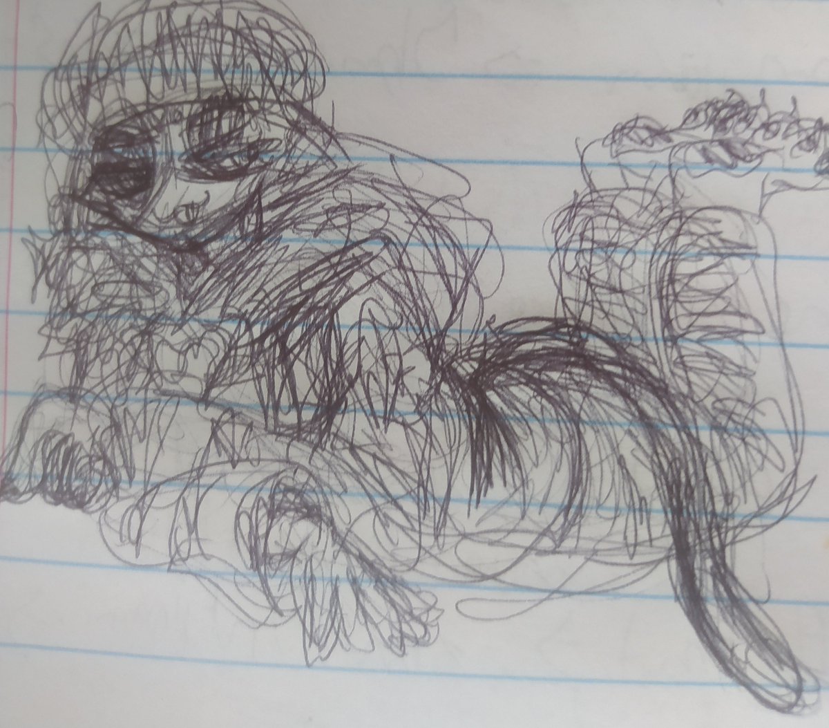 More emo gal doodles #meowskulls