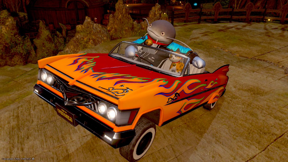 lastmarkman's tweet photo. ぐっだぐだの消化の果てに手に入れたナマズオスーパーカー https://t.co/m2q2SaUkm6