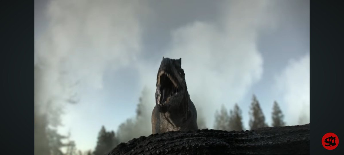 ShinyResurgence's tweet photo. One aspect about lips on theropods people neglect to bring up is the strong juxtaposition to appearance it can create.
This Allosaurus looks like a puppy when his mouth's closed but turns into fucking SCP 682 the moment light shines off of his teeth https://t.co/xdLrFEFluS