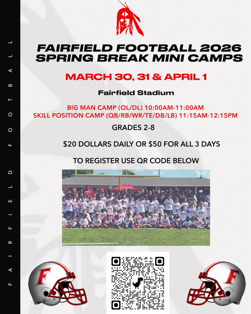 Fairfield Indians Football tweet media