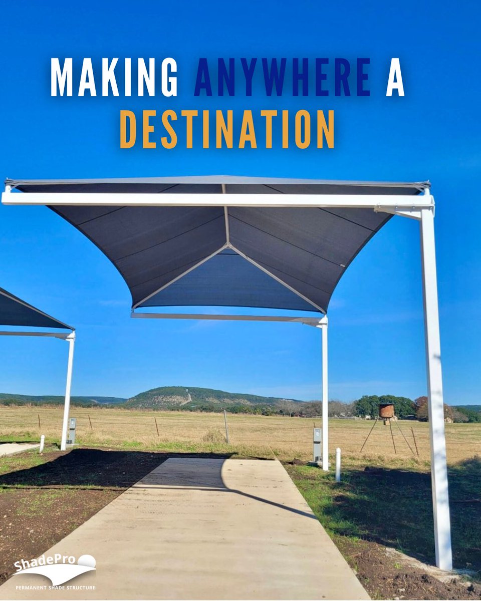 ShadeProLLC's tweet image. From your destination to your business to your home, we’ve got you covered 😎

#shadepro #shadestructures #commercialshade #residentialshade #texasshade