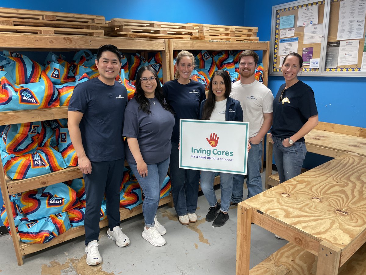 Our Irving branch team recently had the privilege of spending the day preparing and distributing food baskets at Irving Cares!

We are proud to support an organization that makes such a meaningful impact in our community! #GreaterTogether

Member FDIC