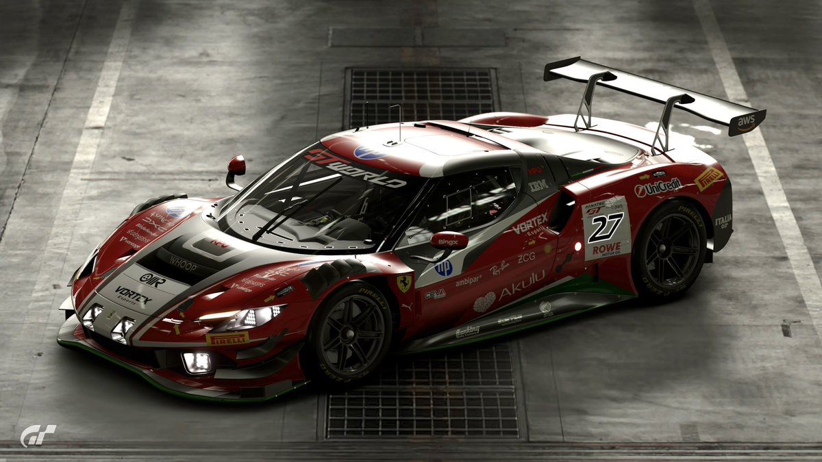 VORTEX_ems's tweet photo. GTWCS 2026 Series
Ferrari 296 GT3 Evo
No.27
Designed by @KPULH44
#GTWCS_gt7
#VTXWIN https://t.co/nvD4dwxgTN