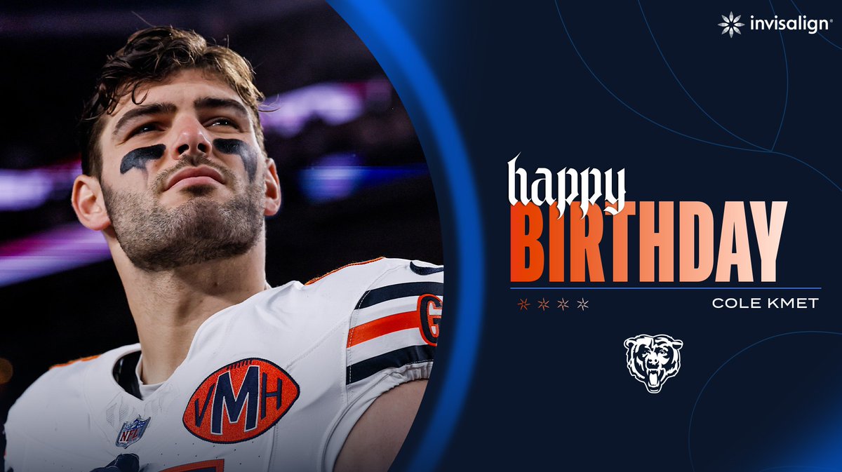 Happy birthday, <a href="/ColeKmet/">Cole Kmet</a>! 🥳