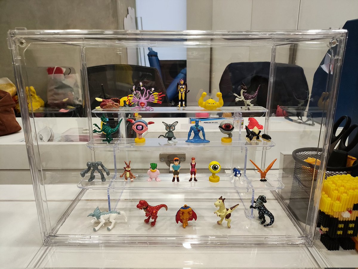 KlinsmanHinjaya's tweet photo. My whole Monster Rancher figurine collection. Can you name every character here? 😉

#MonsterRancher #MonsterFarm #hobby #collectibles #collection https://t.co/wlPyraGqDk