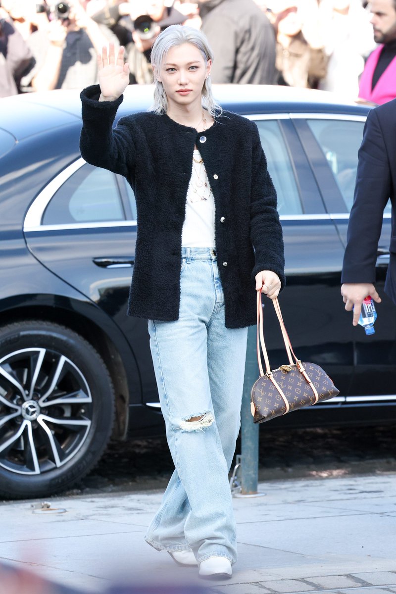 XFashion's tweet photo. #FELIX attending the @LouisVuitton FW26 show during Paris Fashion Week https://t.co/Er3xxWaEMM