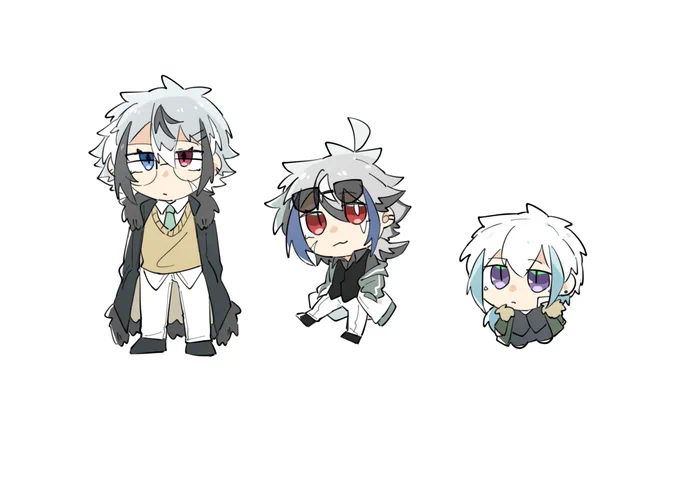 最近こんな感じです デフォルメも頭身もたくさん!いろんなの描きたい