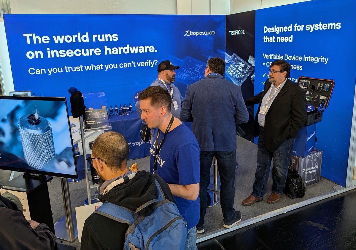 We are back at embedded world Exhibition&amp;Conference ! 🚀 

Come visit the Tropic Square booth 5- 272 at #EmW26 to see our latest innovations and the progress we've made over the past year. It’s hard to believe it’s already been a year since we won the Embedded World Award 🏆  in