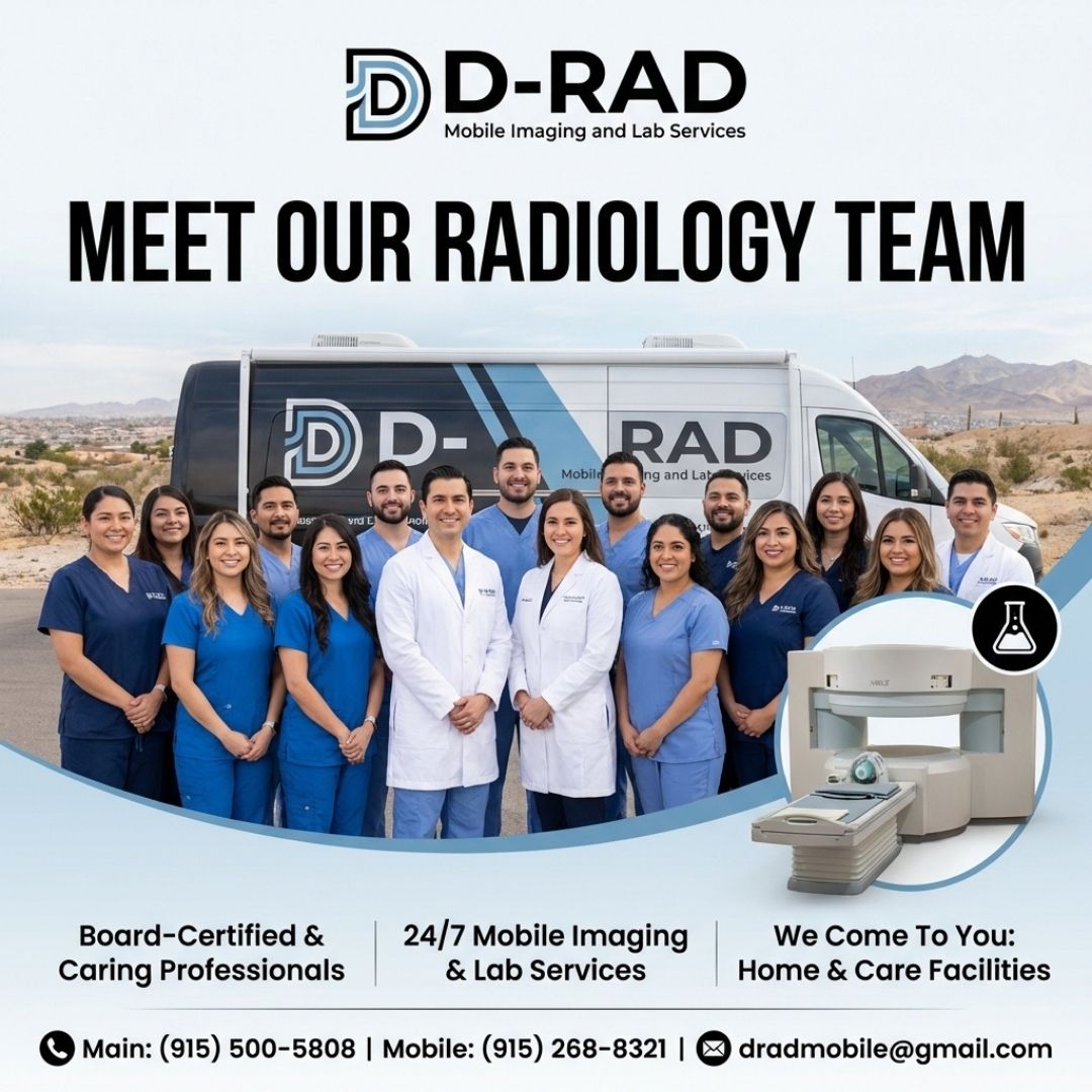 DRADMOBILE's tweet photo. Meet our expert radiologists and technologists delivering fast, accurate mobile imaging and lab testing — your health, our priority! #MobileImaging #HealthcareHeroes #FastTesting #RadiologyExperts #LabServices #PatientCare #MedicalInnovation https://t.co/ZVVadgoJNa