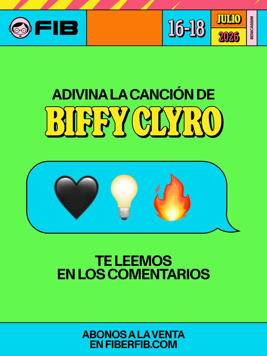 FIB Benicàssim Festival tweet media