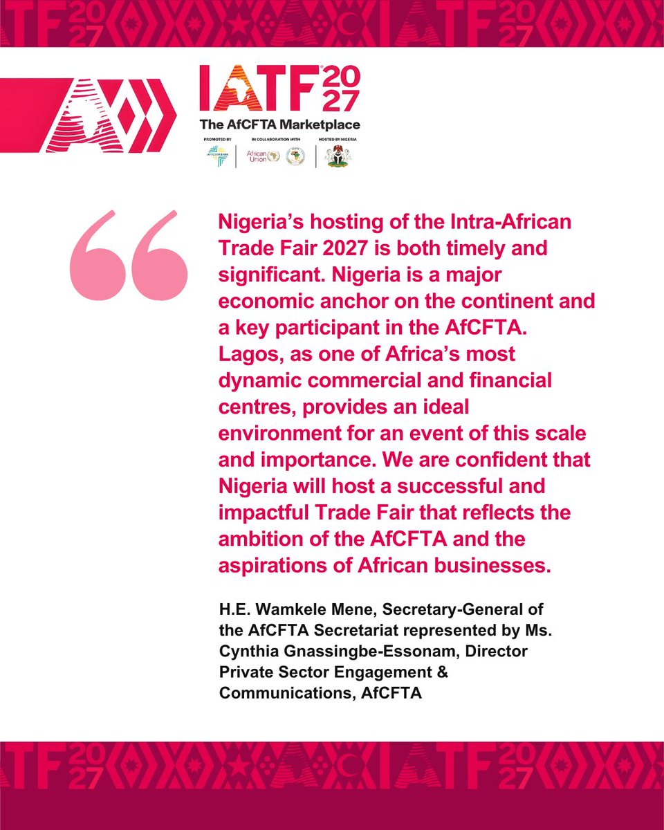 Intra-African Trade Fair IATF tweet media
