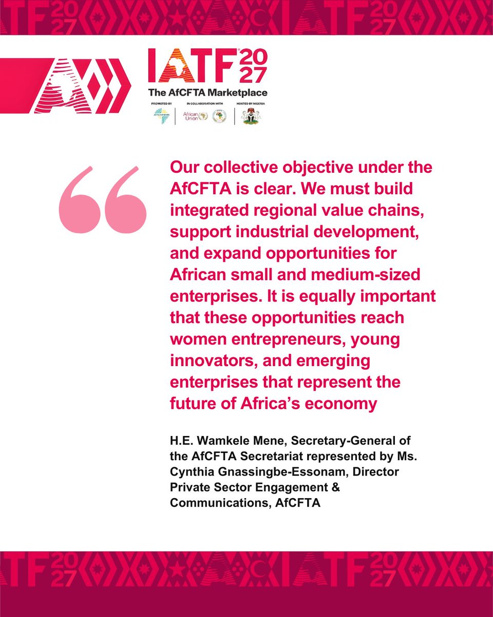 Intra-African Trade Fair IATF tweet media