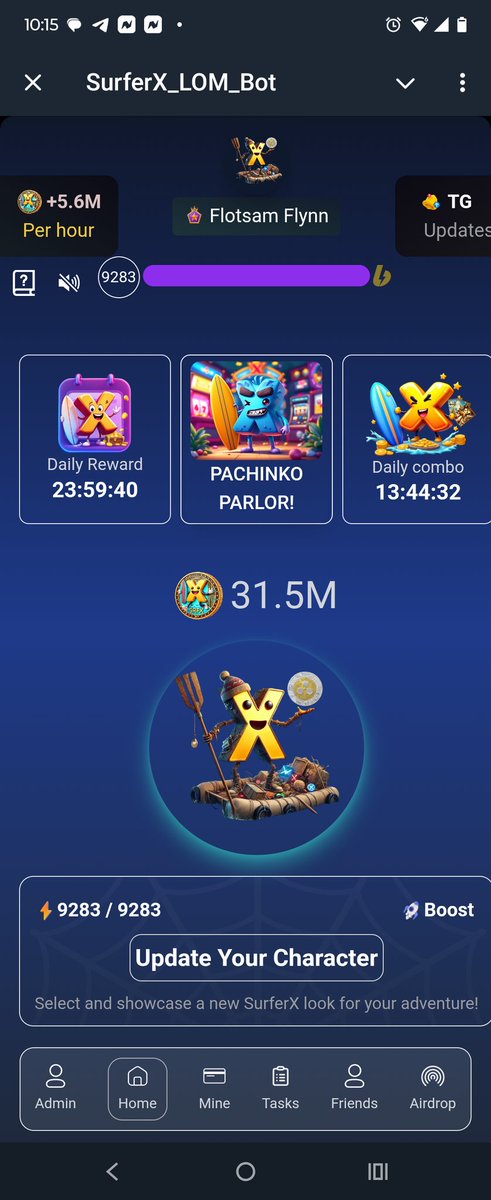 🌊 WHO’S REALLY SURFING WITH SURFERX? SHOW YOUR GAME CHARACTER OR JOIN THE GAME. 🌊
Drop a screenshot of your SurferX game character in the comments.
Let’s see who’s really in the water.
Not in the game yet?
Jump in here and start surfing 👇
t.me/SurferX_LOM_Bo…
Hey friends!