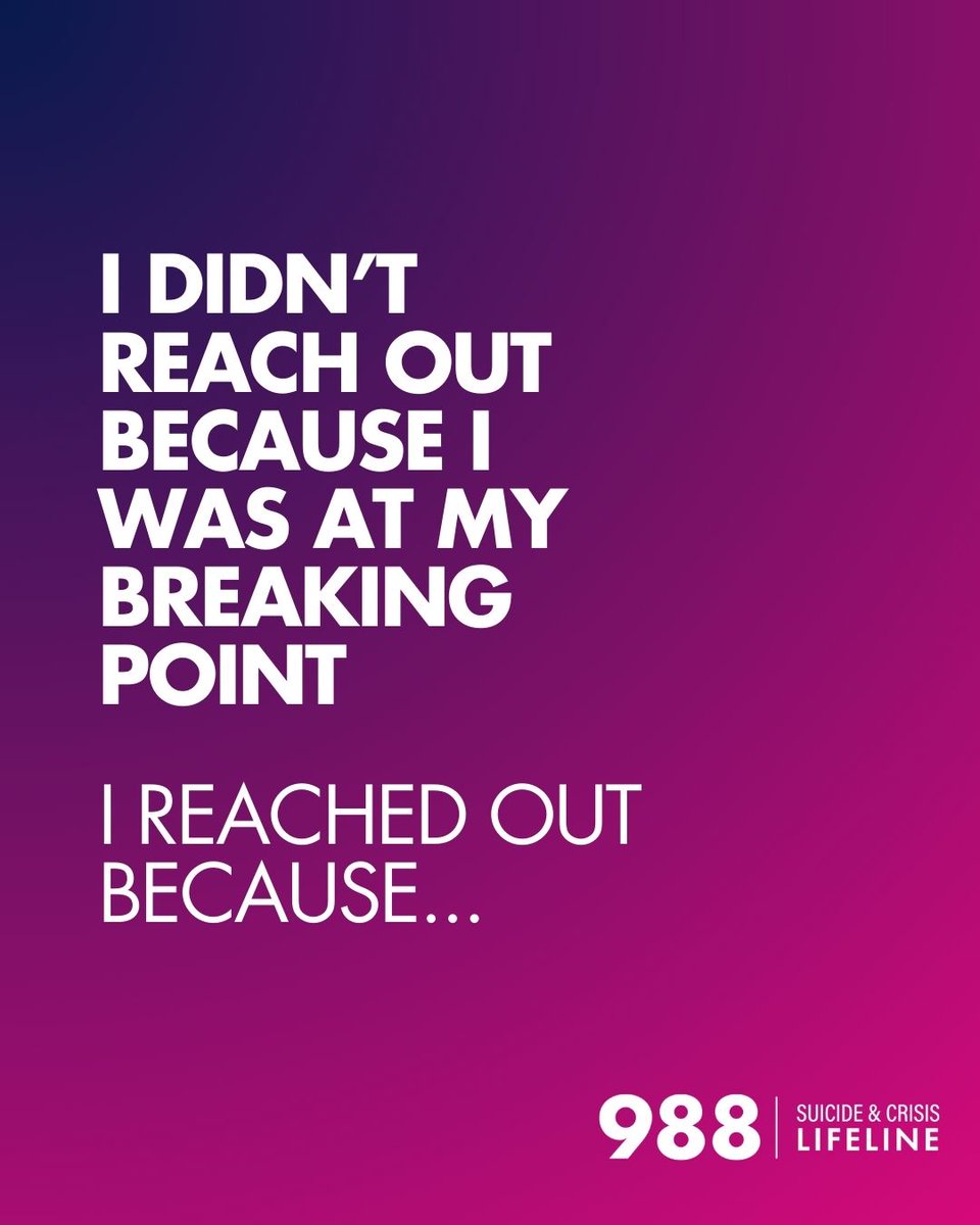 988 Suicide & Crisis Lifeline tweet media