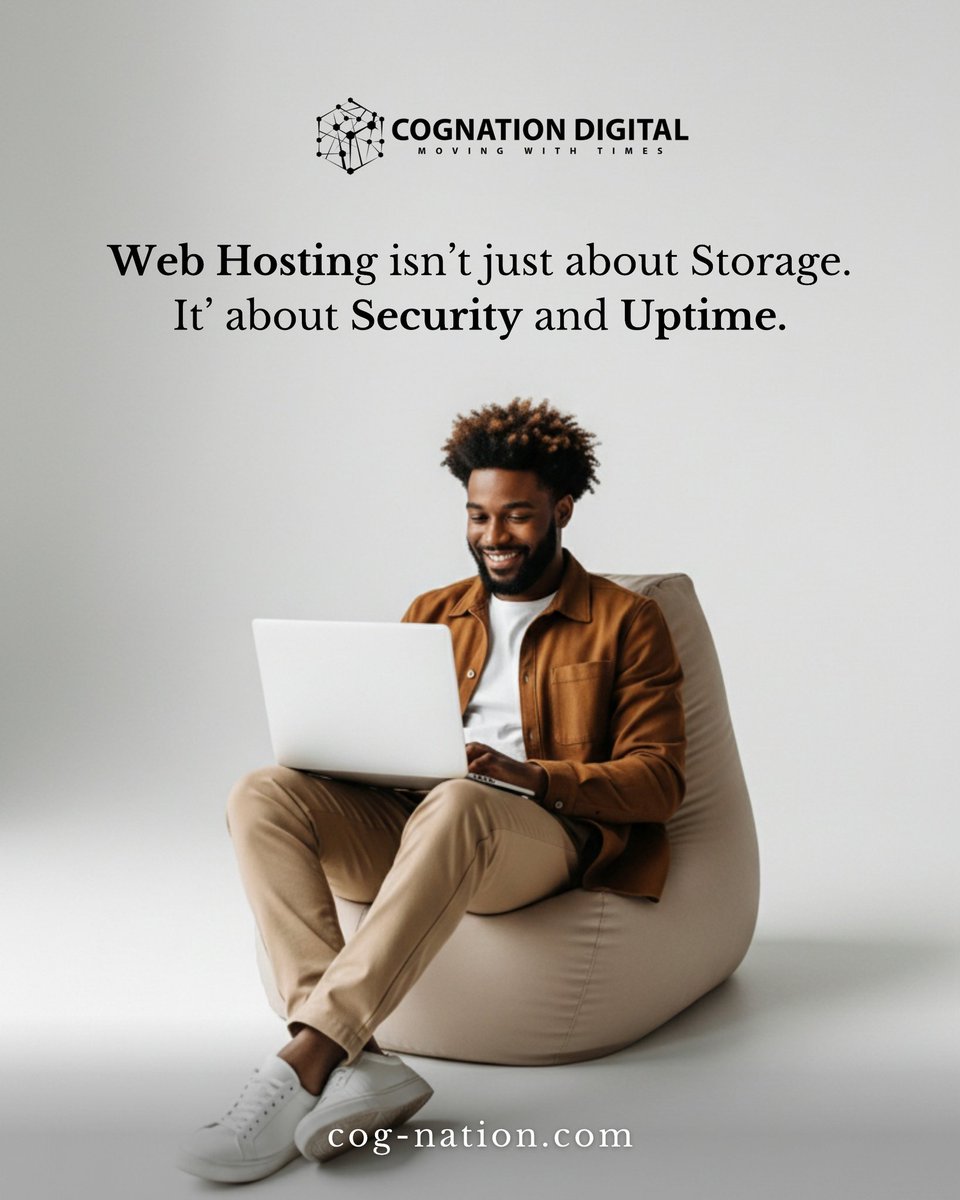 More than storage. We're your site's security guard and your 24/7 reliability partner.

Experience hosting that moves with the times at cog-nation.com 

#webhosting #digitalgrowth #cognationdigital #websecurity
