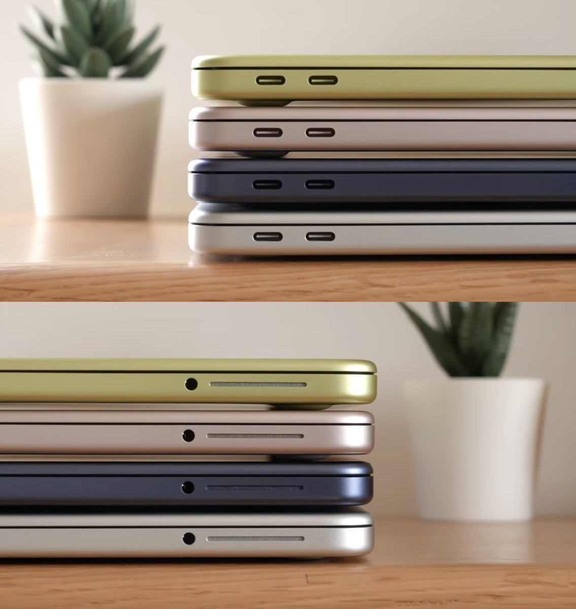 Cartidise's tweet photo. Apple really said let’s color-match everything with the MacBook Neo

> the “hello” pull tabs
> the Apple logo
> setup screen
> folders and system theme 
> the inside of the USB-C port
> speaker grille 
> rubber feet
> Magic Keyboard https://t.co/wE0I0mFm9Y