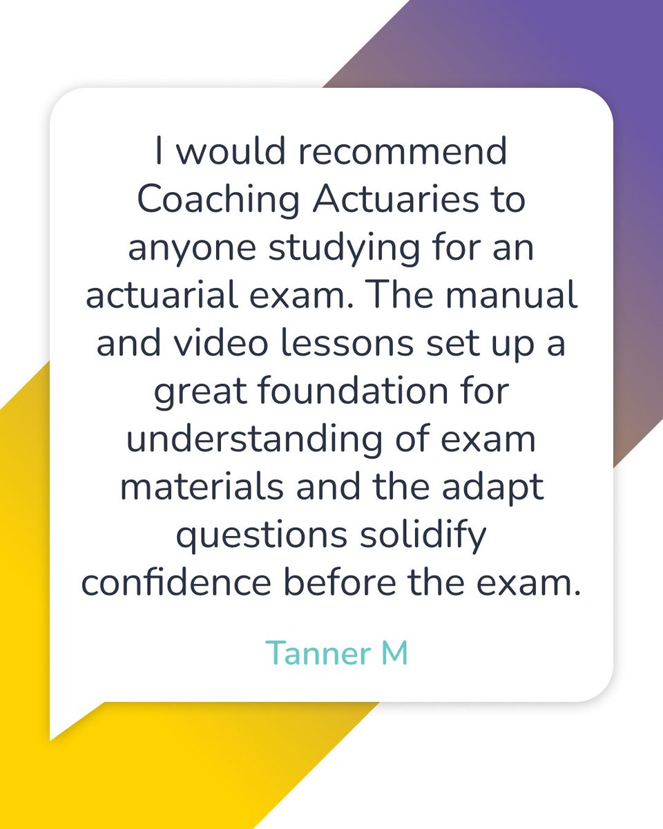Coaching Actuaries tweet media