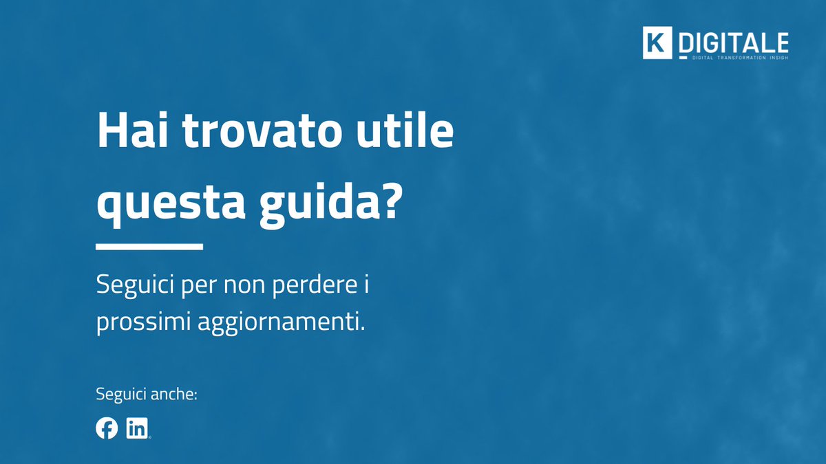 💻 In call senti solo acronimi e termini tecnici?

Abbiamo creato il Glossario #Digital: i termini del settore spiegati in modo chiaro e professionale, per parlare di tech con consapevolezza. 

Qual è l'acronimo che senti più spesso? Scrivilo qui! 👇

#Glossariodigitale #Business