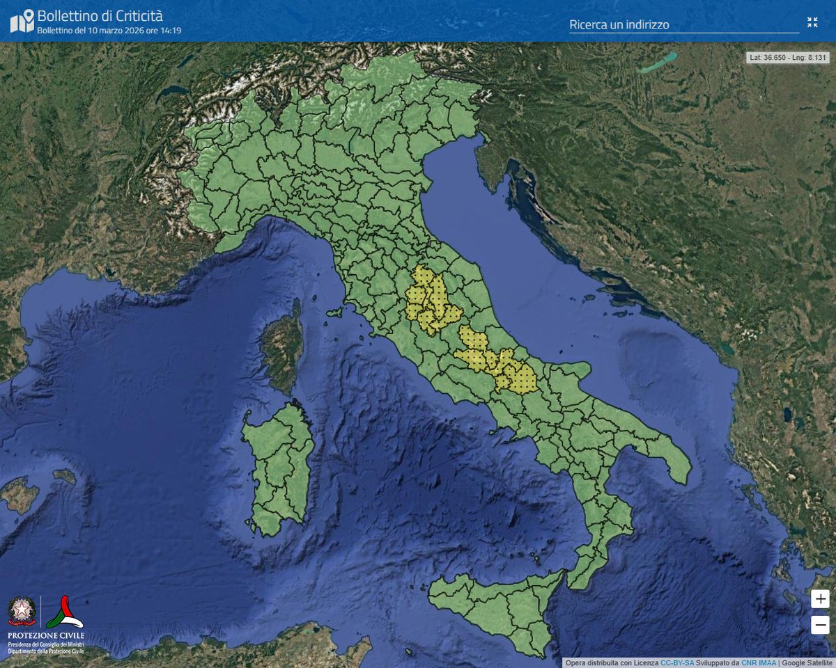 Dipartimento Protezione Civile tweet media