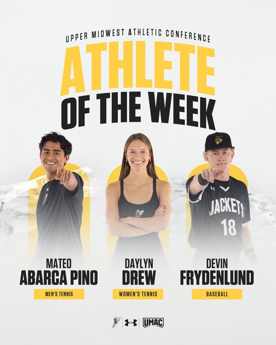 BREAKING: Drew, Abarca Pino sweep weekly UMAC awards.

Read: bit.ly/3N9PGY0

#WeAreSuperior