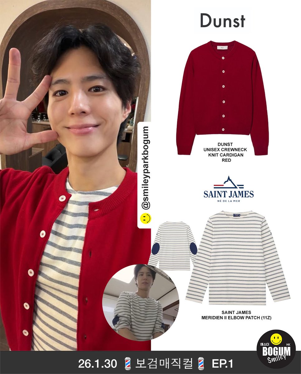 smileyparkbogum's tweet photo. 26.1.30💈보검매직컬 💈 EP. 1
@BOGUMMY
#朴寶劍 #박보검 #PARKBOGUM #パクボゴム #보거미 #bogummy #bogumfashion #bogumstyle #dunst #던스트 #saintjames #세인트제임스 #TheVillageBarber #보검매직컬 #보검매직 #즐거움엔20tvN #스트리밍은TVING #tvN #티빙에서스트리밍 https://t.co/cvAA500x5J