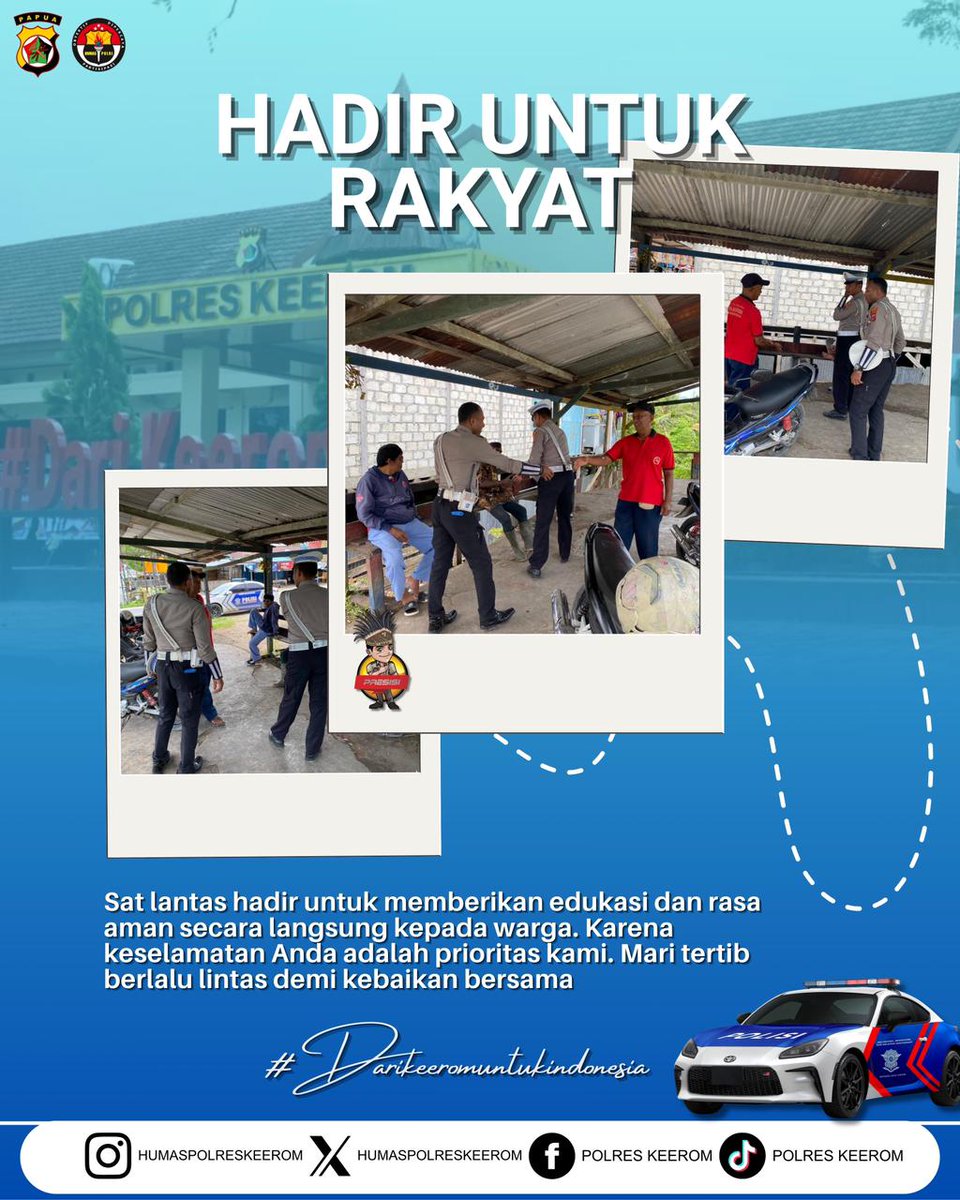 Hadir Untuk Rakyat: Keselamatan Anda Adalah Prioritas Kami.