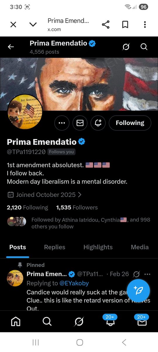 Hawkesbay69's tweet photo. Im sure we can get this patriot alot more friends 
@TPa1191220 
F&amp;R
🇺🇸 https://t.co/N4amcYbehz