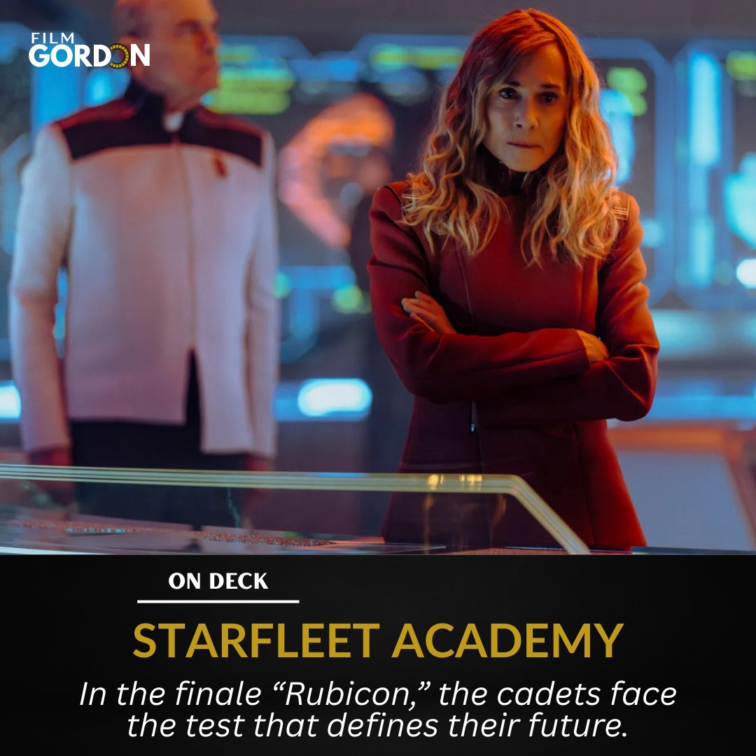 FilmGordon's tweet photo. #OnDeck
The journey from cadet to officer reaches its defining moment in the #StarTrek: #StarfleetAcademy season finale, “Rubicon.” As training meets real consequence, the next generation must decide what command truly means. #SeasonFinale https://t.co/A1GpXgtqA0 https://t.co/5M45okD9xX