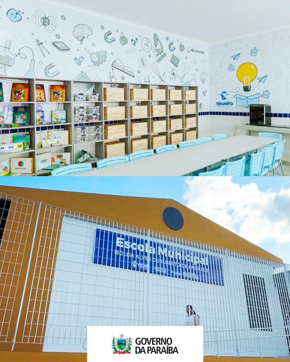 govparaiba's tweet image. ✏️Entregamos a reforma e ampliação da Escola Cidadã Integral Bernardino José Batista e as Escolas Municipais: Isolda Alves Gualberto de Andrade e Luiz Gomes de Brito, em Triunfo.

✨É a Paraíba avançando com educação de excelência em cada canto do estado.

#Educação #Triunfo