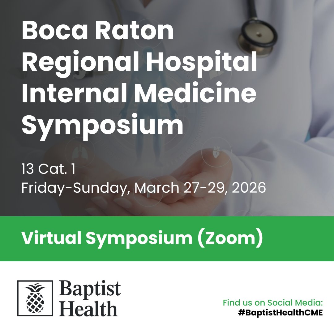 Baptist Health CME tweet media