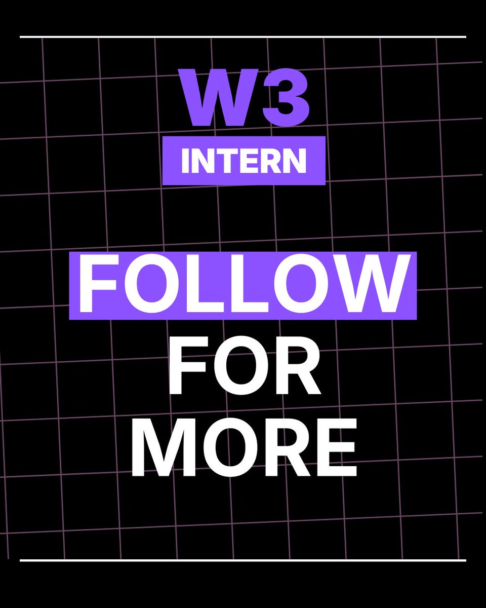 Web3 Intern tweet media