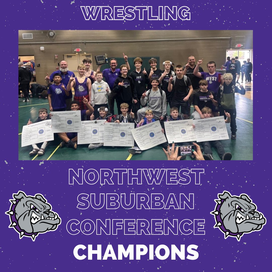 bwmsbulldogs's tweet photo. 🏆 CHAMPIONS! 🏆
This past weekend, the BWMS Wrestling team won the Northwest Suburban Conference Wrestling Tournament! Congratulations, Bulldogs! https://t.co/yM8Jhbt2n4