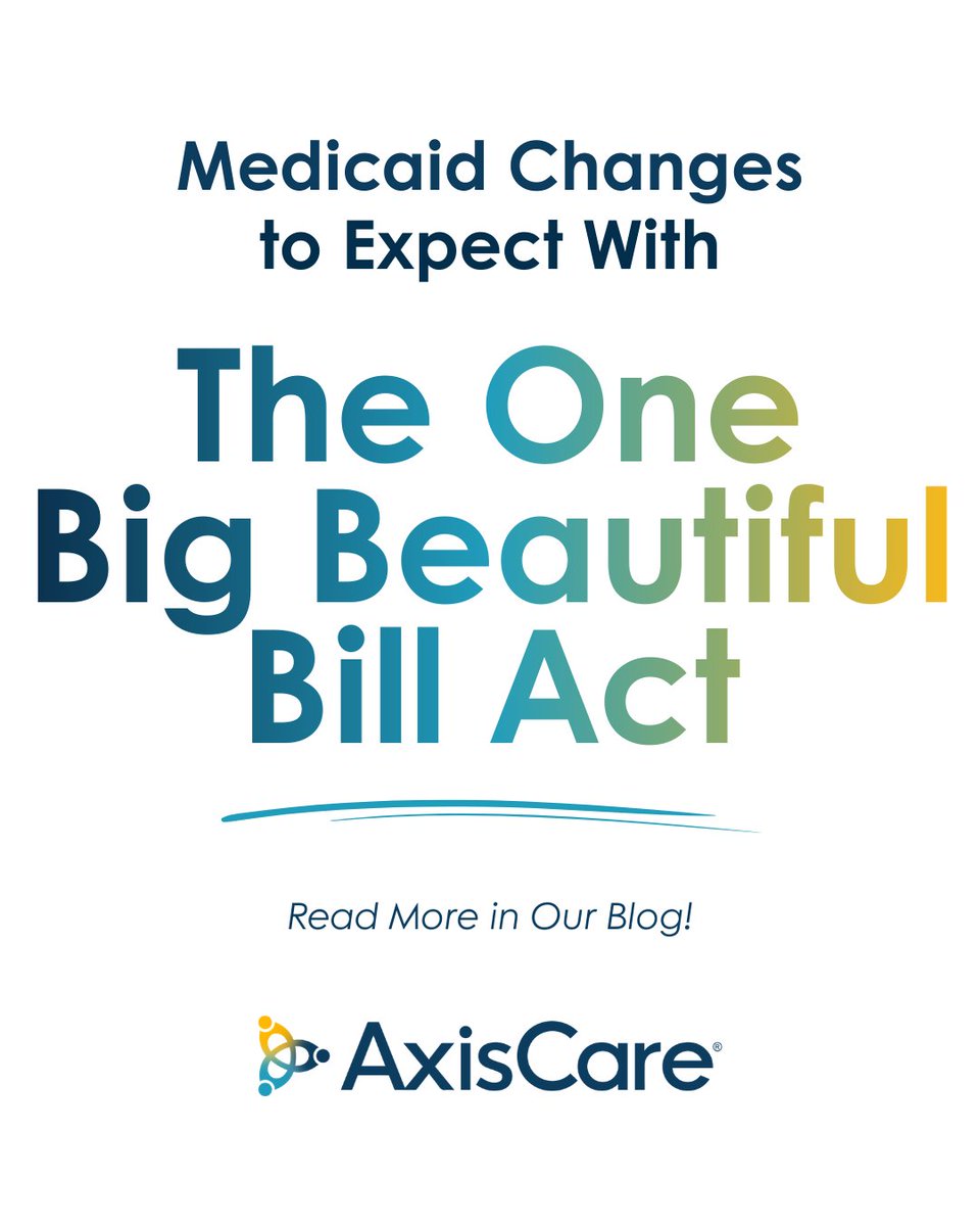 AxisCareUS's tweet image. With the One Big Beautiful Bill now in effect, understanding the policy changes can help make informed operations and strategy decisions.

Learn more how the bill affects Medicaid: bit.ly/4bgB94O
#OneBigBeautifulBill #MedicaidUpdates #MedicaidChanges #HomeCareBilling