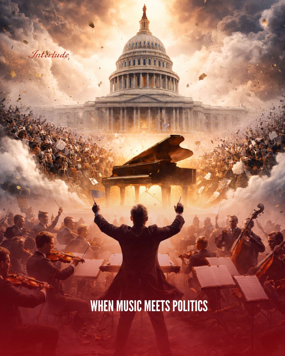 interludeHK's tweet photo. When Music Meets Politics
How have composers woven together classical music and political themes throughout history, showing that sound and power often influence each other? 🎼 

https://t.co/SCbw5sYp7i 

#MusicAndPolitics #ClassicalMusic #ComposerStories https://t.co/hPU1BjiFep