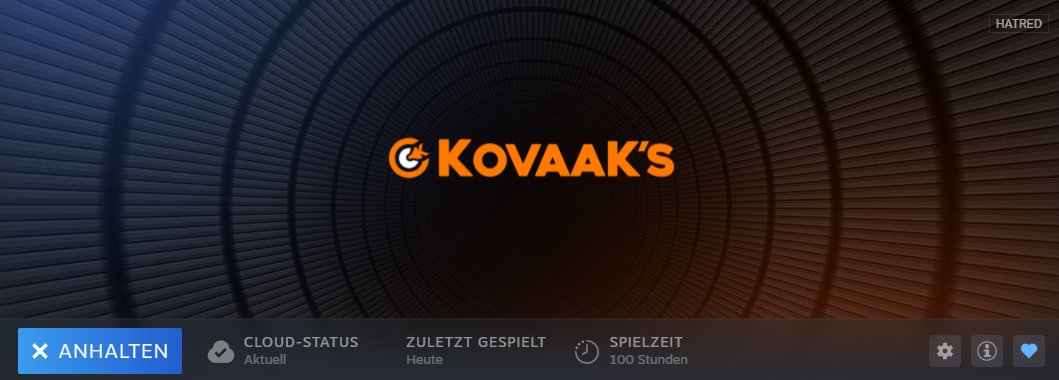 100hrs KovaaK's 
(realistically -20hrs from like 2019-2020)