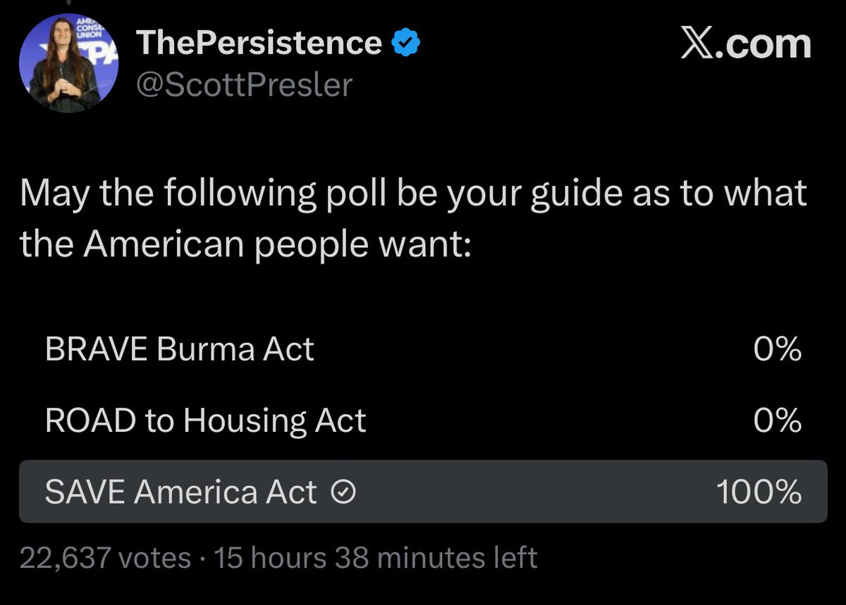 <a href="/BasedMikeLee/">Mike Lee</a> Hi <a href="/LeaderJohnThune/">Leader John Thune</a>, not paid influencers, we prefer to be referred to as AMERICANS and we hired you to work for US. Just a reminder.