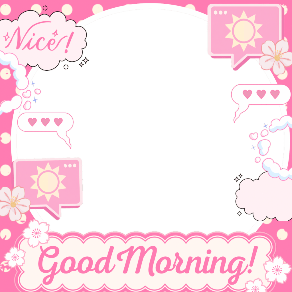 🌟🌸朝や寝起きに使える🌟おはよう素材🌸🌟
 
『今日の寝起きの気分は晴れ模様🩷☀️.°』
ハッピー満開🌸 #フリー素材 です🥹✨🫧

⚠️いいね🩷とリポスト🔄で使用OK 🌟

#Vtuber素材 #おはようVtuber素材
#Vライバー素材 #むにフリー素材

⇣ パターン8色☁️リプ欄へ୨🌷୧