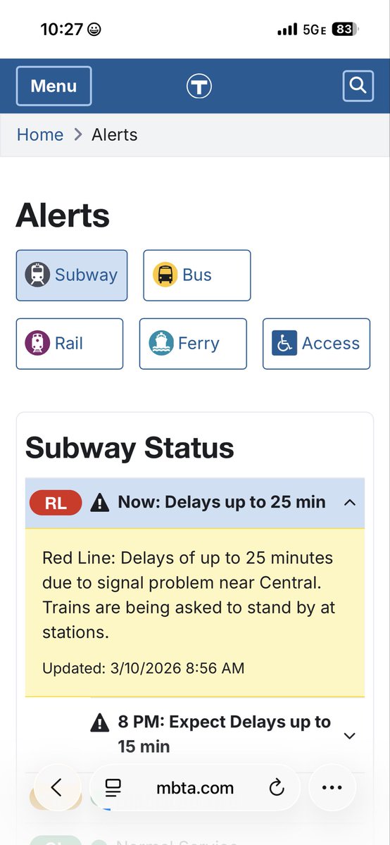 topkoda's tweet photo. @MBTA making people late for everything again. https://t.co/e3BLotyyIk