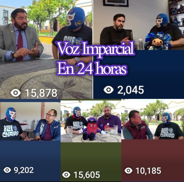 #MuchasGracias <a href="/voz_imparcial/">Voz Imparcial</a> en menos de 24 hrs. Más de 15 mil reproducciones, los numeros hablan. <a href="/Donvix/">DonVix</a> #SanJuanDelRío #Qro #Méx <a href="/adan_augusto/">Adán Augusto López H</a> <a href="/arturoavila_mx/">Arturo Ávila.</a>  <a href="/LuisaAlcalde/">Luisa Alcalde</a>