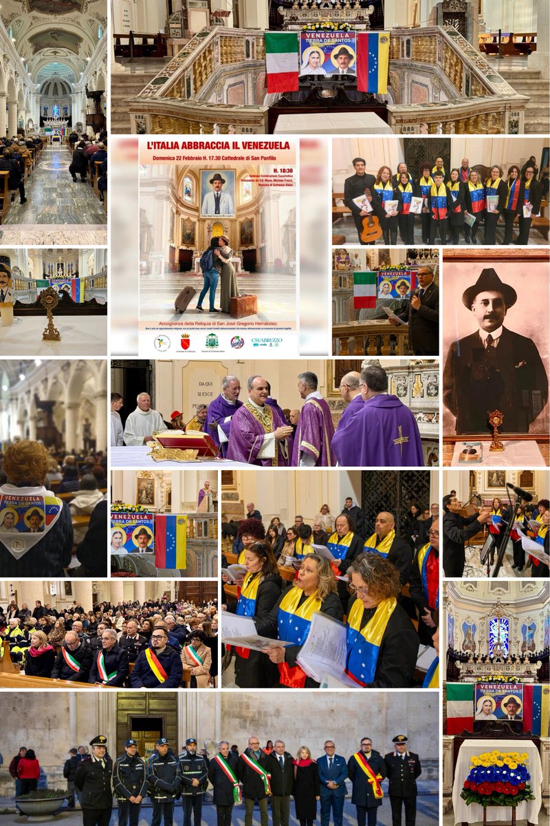 cramabruzzo's tweet photo. Sulmona, il resoconto di una giornata storica: l’accoglienza della reliquia di San José Gregorio Hernández👉Maggiori informazioni nel link del Profilo

#sanjoségregoriohernández #italiavenezuela #memoriaemigrazione #comunità #fede #medicodeipoveri #solidarietà #abruzzesinelmondo https://t.co/OKpqxO35ve