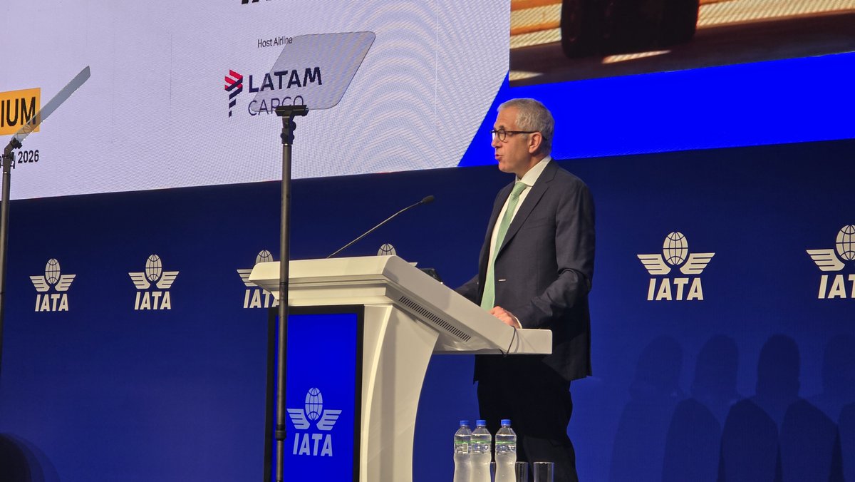 n_larenas's tweet image. Inicia en #Lima el World Cargo Symposium de @IATA, el evento mundial más importante del sector carguero. Dura tres días, se discutirá la actualidad, desafíos, tecnología y el futuro de la carga aérea ✈️
