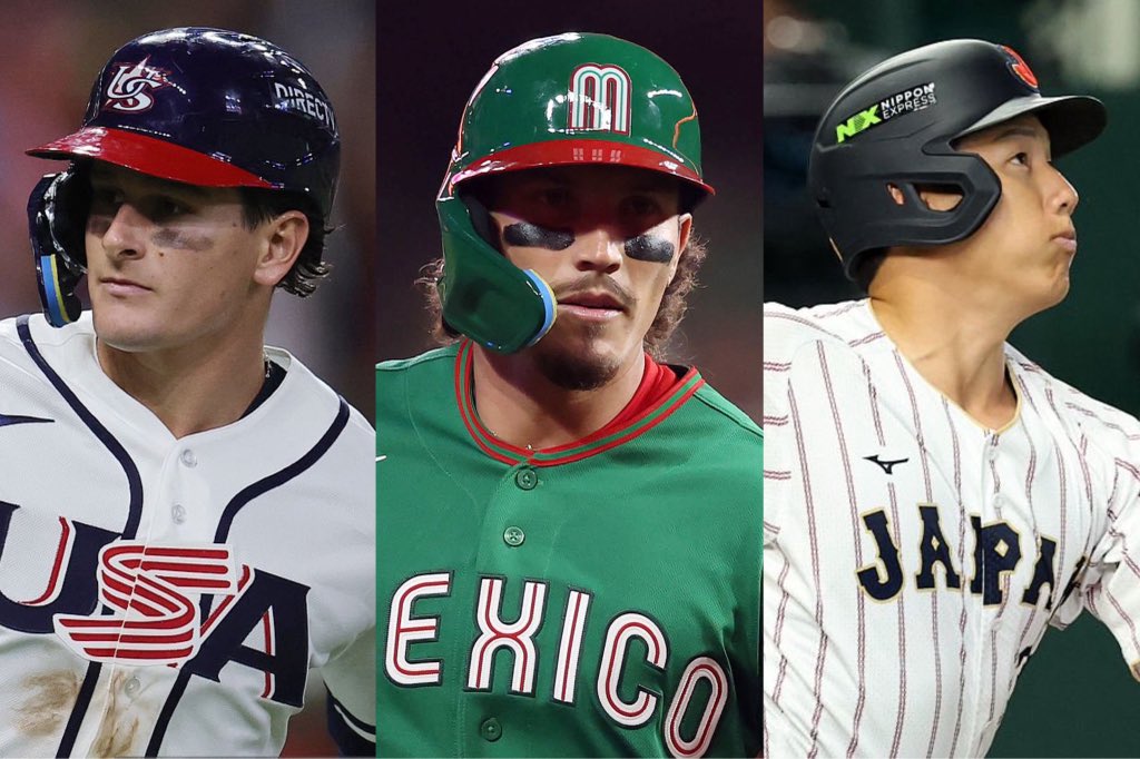 gingersnaphyde's tweet image. Red Sox hitters in the WBC so far:

🇲🇽 Jarren Duran: 5-10, 3 HR, 1 2B, 5 RBI
🇯🇵 Masataka Yoshida: 6-12, 2 HR, 6 RBI
🇺🇸 Roman Anthony: 4-11, 1 HR, 5 RBI
🇻🇪 Wilyer Abreu: 3-12, 3 RBI
🇻🇪 Willson Contreras: 2-8, 2 RBI
🇳🇱 Ceddanne Rafaela: 2-12, 1 R
🏴󠁧󠁢󠁥󠁮󠁧󠁿 Nate Eaton: 6-19, HR, RBI