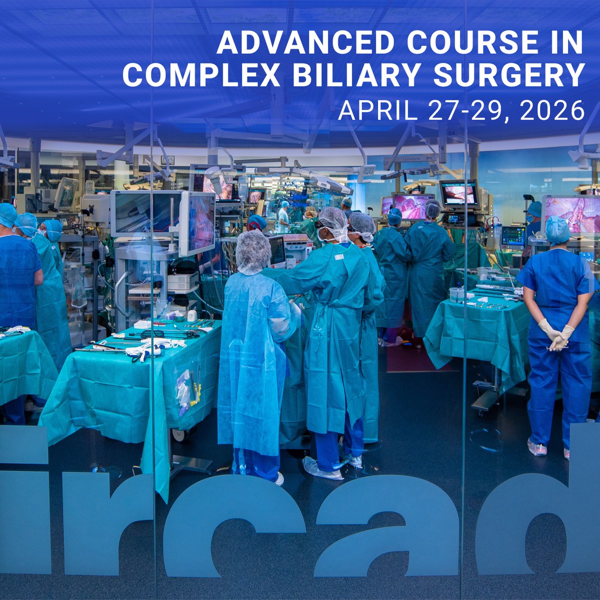 IrcadFrance's tweet image. 🆕 Register now for our on-site course in Complex #BiliarySurgery
🔗 irc.ad/yaNj (Apr. 27–29, 2026)
Key topics: cholecystectomy, cholangiography, choledochoscopy, transcystic exploration, gallbladder #surgery, laparoscopic CBDE, &amp;amp; more
#IRCAD #MinimallyInvasiveSurgery