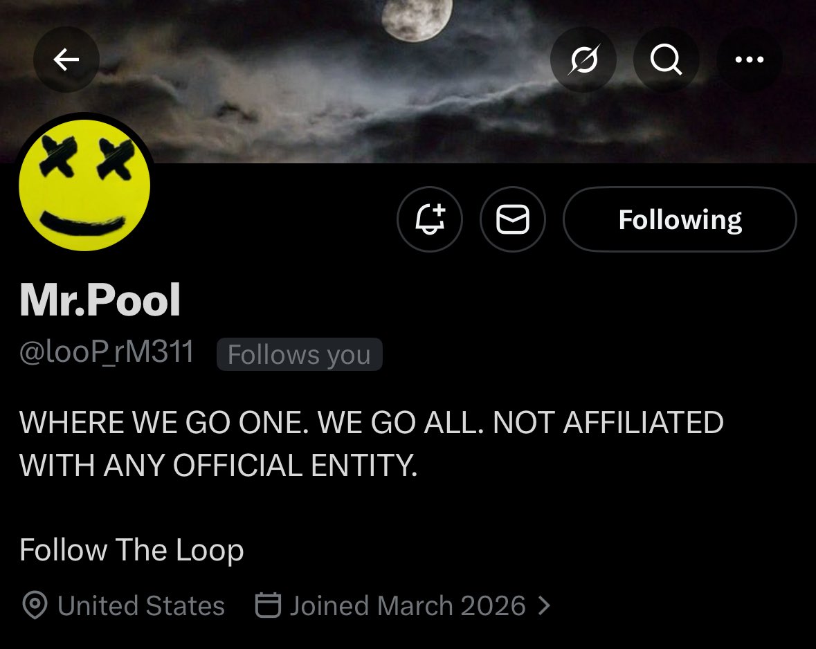 I highly recommend you follow <a href="/looP_rM311/">Mr.Pool</a> ,if you’re not already.

He will be posting some secret documents on there in the next 24 hours that you will want to see.
