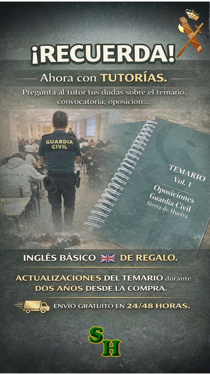 Oposiciones Guardia Civil Sierra de Huelva tweet media