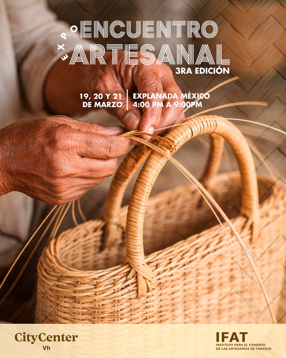 ✨ Arte, tradición e identidad en un solo lugar.

Vive nuestro Encuentro Artesanal y acompáñanos en la presentación especial “Retratos que laten con historia”, con la develación de fotografías de las representantes de los municipios 2026.

📍 Plaza City Center Vh
