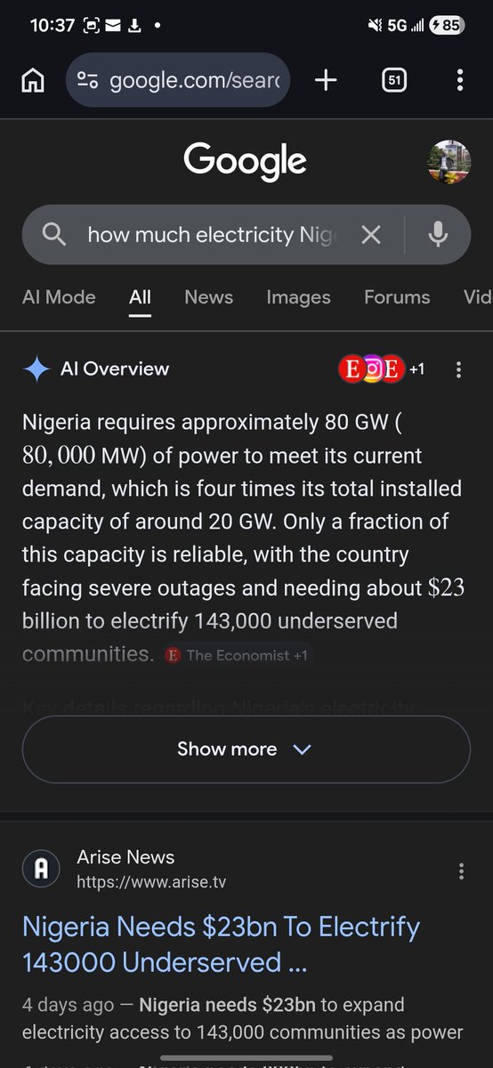 Omoologo2027's tweet photo. Unpopular opinion, Adelabu, Tinubu etc are not the problem of the power sector. 

The problem is purely lack of heavy investment in the sector because the sector is not profitable for private sector...

Electricity needs 80 GW (80,000 MW) to be 24 hrs, the country currently supplies 7GW. 

To get 80 GW, you need nothing less than 70 billion dollars. 

Nigeria total current budget is less than 40 billion dollars. 

So be honest,  do you think Tinubu or Adelabu can provide 24hours without private sector investment??