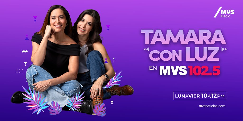 MVS102_5's tweet photo. ¡Es martes, #Conecters! 💜
Hoy en @tamaraconluzmvs:
🌱 Güero Franco habla sobre disciplina y propósito
💬 Irene Moreno explica las consultas sexuales más comunes
🩺 Dr. Armando Martínez alerta sobre la enfermedad renal silenciosa
📻Sintoniza 102.5 FM
📱https://t.co/copiSoHIcm https://t.co/qHEpnlSiC6
